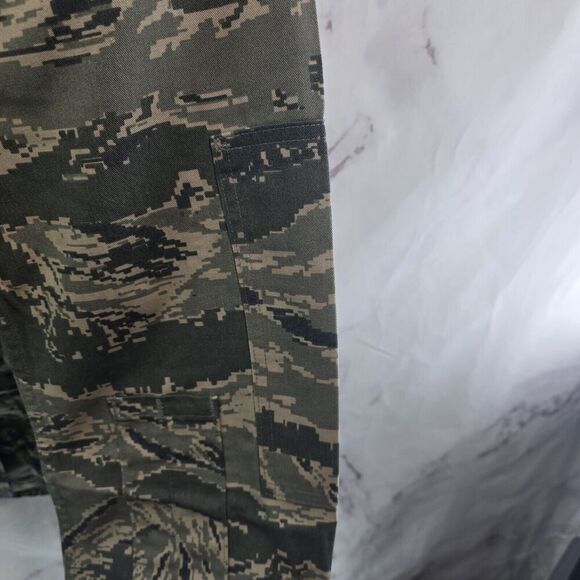 Air Force Camo Jacket Womens 10 Long Med ABU Tiger Stripe Military Digital Top - Picture 9 of 14